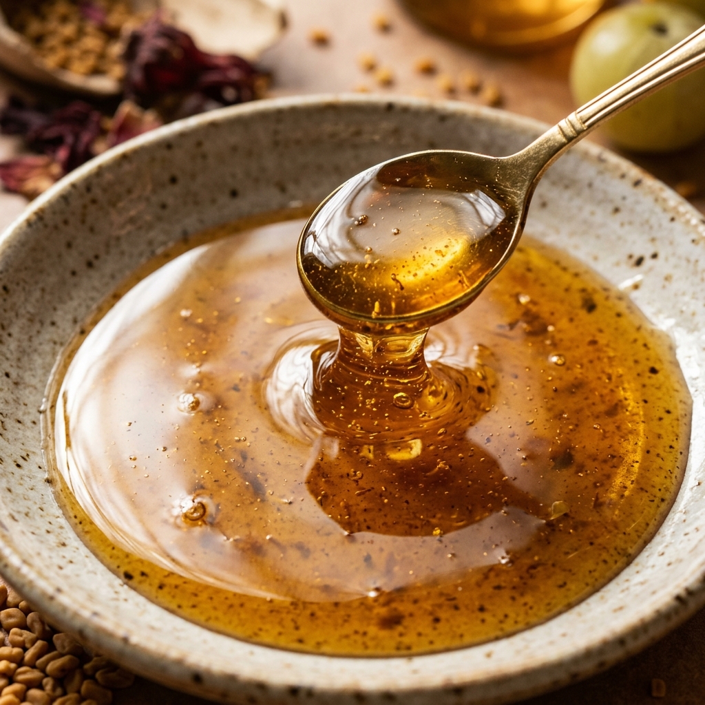 Luxurious Hair Oil Texture
